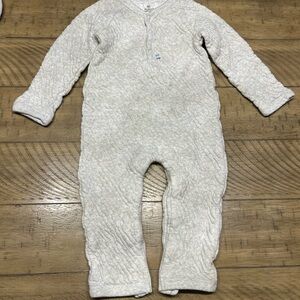 Cozy Light Gray 12M One Piece